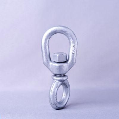 Manufacturing Stainless Steel Swivel Eye Hook Double Eye Link Chain Swing Swivel