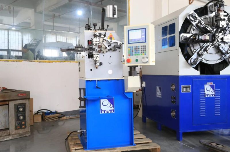 CNC 2 Axes 0.4 - 2.0mm Computerized Spring Forming Coiler Making Machine