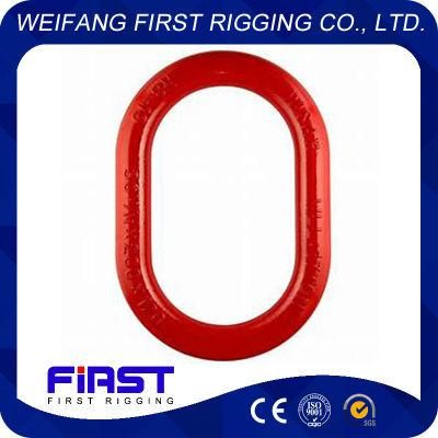 Drop Forged Lifting Rigging Hardware of A342 Us Type Weldless Oblong Master Link, Red Coated