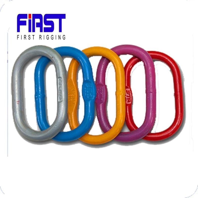 Forged Alloy Steel G80 Welded Chains Fittings Master Link