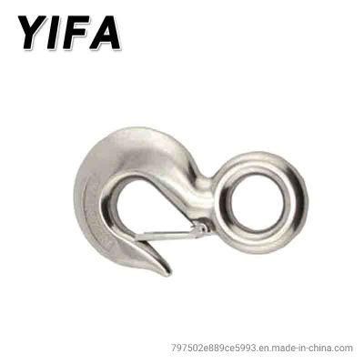 Factory Price Stainless Steel Eye/Clevis Slip Hook with Latch