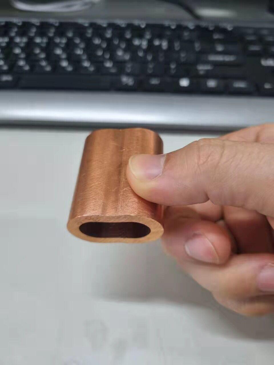 Oval Copper Sleeve for Wire Rope Connecting