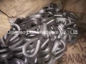 Rigging Hardware E. Galvanized DIN6899A Wire Rope Thimble for Connection Fittings