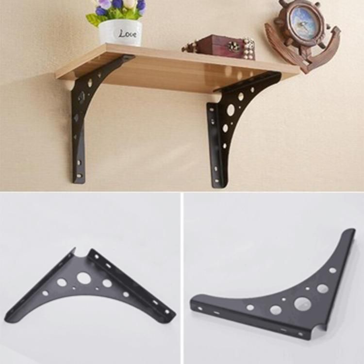 Customized Floating Wall Shelf High Quality Metal Home Shelf Bracket Triangle Stainless Steel Commodities Supporters