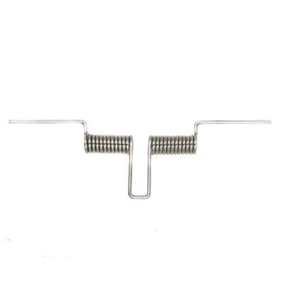 Chinese Factory Custom Stainless Steel Torsion Spring with Double Hooks