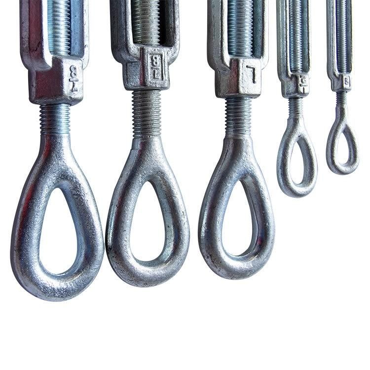 Stainless Steel Adjusting Flower Basket Screw Chain Rigging and Lifting Ring Wire Rope Tensioner Turnbuckle Accessories