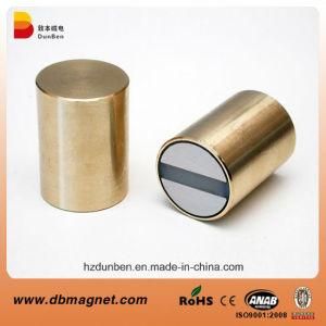 Cylinder Golden Neodymium Pot Magneet