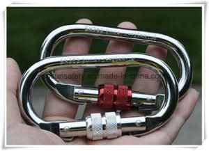 Chrome Carbon Steel Screwgate Carabiner