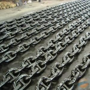 China Painted Black Stud Link Anchor Chain