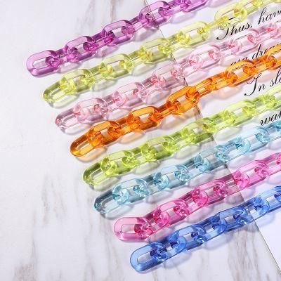 Wholesale Transparent Plastic Chain for Garment