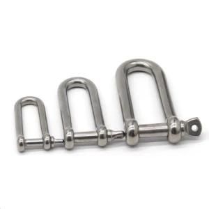 Marine Rigging Hardware Stainless Steel Polished Outdoors Long D Shackle
