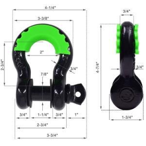 Hardware Rigging European Type Zinc Plated Large Bow Shackle