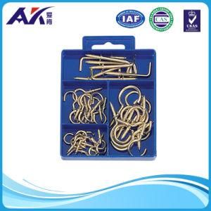 Assorted Brass Plated Screw Hook