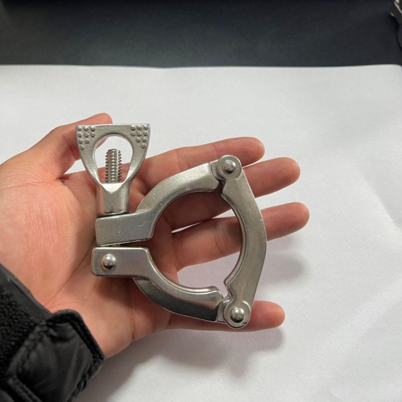 Sanitary Stainless Steel Clamp Single Pin/Double Pin Clamp/3PCS/High Pressure Clamp Tri Clamp