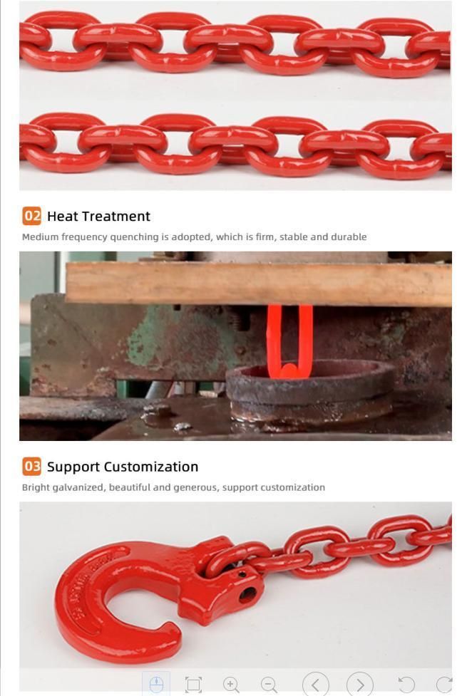 Grade 70 80 Color Lifting Lashing Chain System