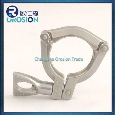 Casting Pipe Fitting Stainless Steel Three Section Clamp