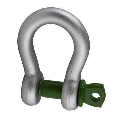 G209 Us Type Screw Pin Bow Shackle Carbon Steel Forged Chain Bow Shackle