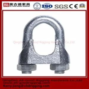 Us Type Galv Malleable Wire Rope Clip Galvanized Steel Malleable Iron Stainless Steel DIN741 1142 Wire Rope Clip