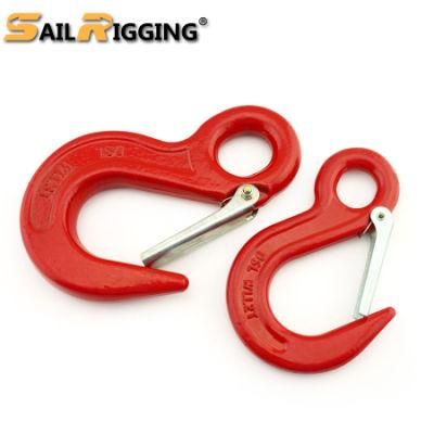 G80 Eye Slip Crane Lifting Hook with Safety Latch