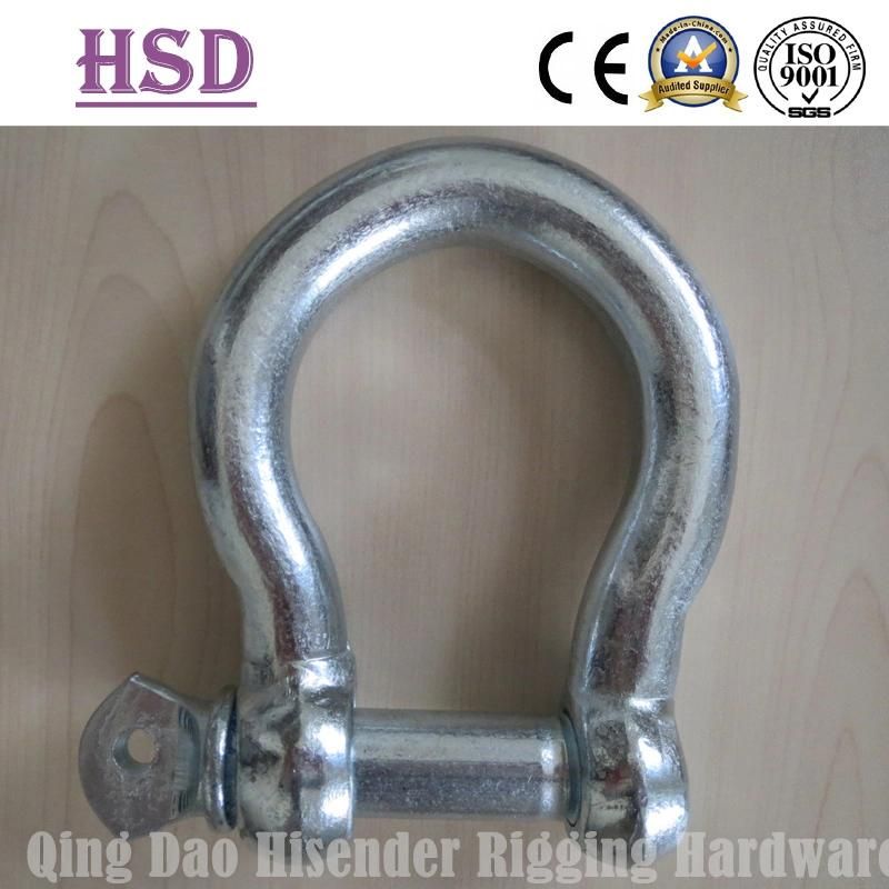 European Bow Type Shackle, E. Galvanized, Good Quality