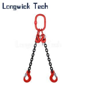 Two Legs Lifting Sling Chain with Hooks and Master Links