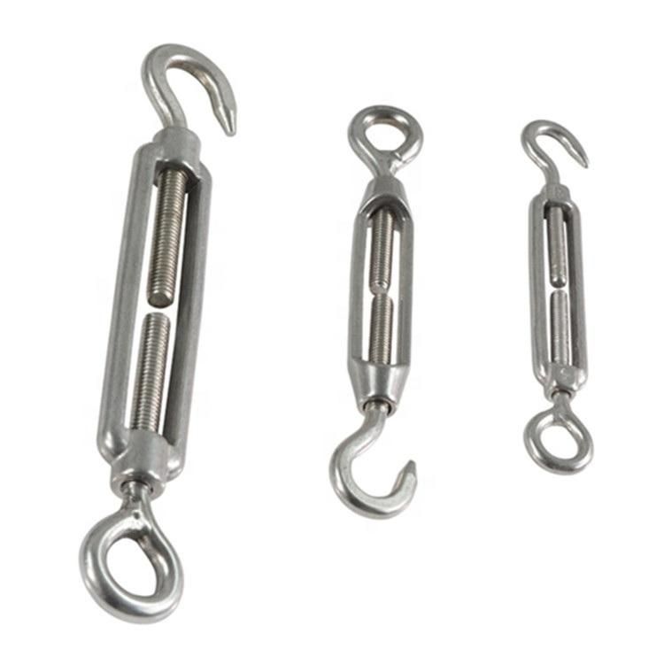 High Quality Eye and Hook Type Stainless Steel 304 Turnbuckle