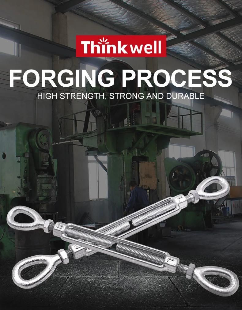 Forged Galvanized Steel Us Type Turnbuckle
