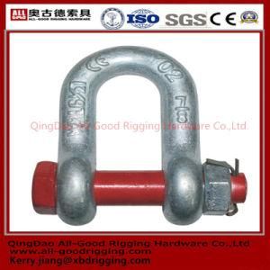 Drop Forged Carbon Steel Us Bolt Pin Chain Shackle G2150