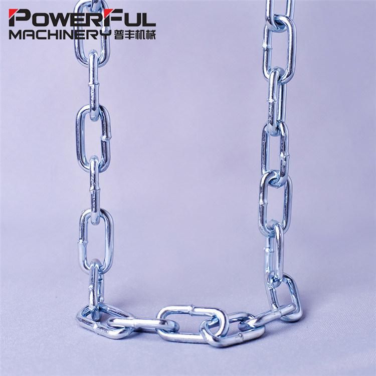 European Type Galvanized DIN764 Medium Open Iron Link Chain