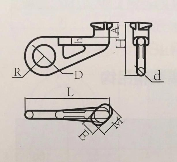 G80 Container Hook Straight Type