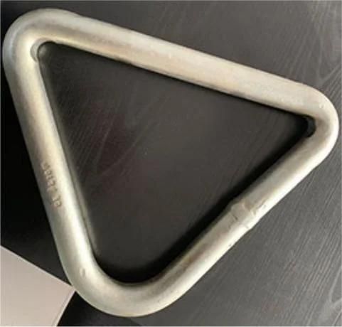 Stainless Steel Rigging Hardware Welded Triangle Ring with Cross Bar