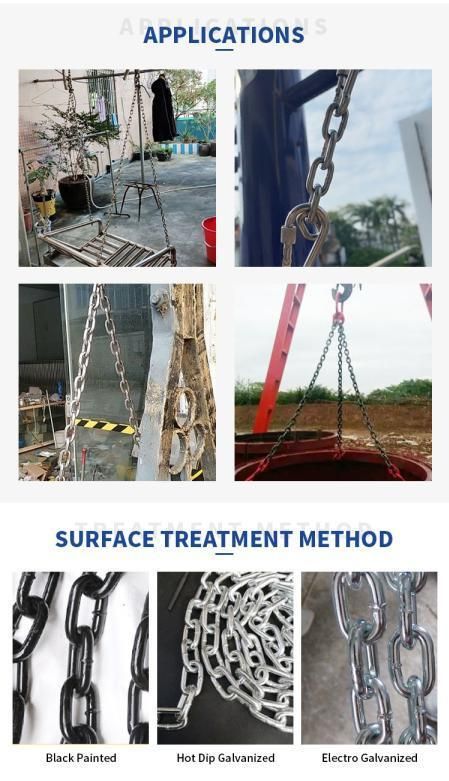 Professional Manufacturer Boom/Anchor/Mine/G80/Link/Alloy Steel/Welded/Lifting/Lift Chain
