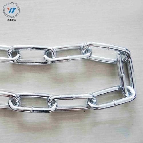 DIN763 Hardware Galvanzied Welded Steel Long Link Chain for Sale