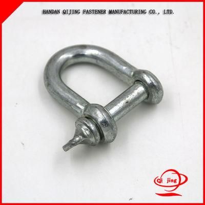 Carbon Steel Straight D Shackle European Type