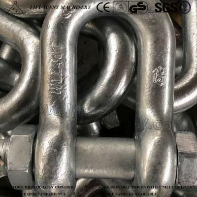 1-3/4&quot; HDG G2150 Us Bolt Type Safety Pin Chain Shackles