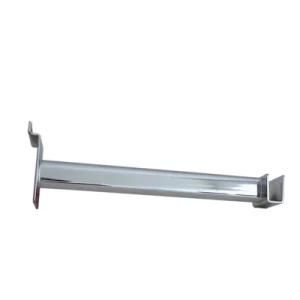 Metal Chrome Slatwall Display Hanger for Square Pipe