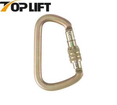 35kn High Quality Multitype Steel Locking Carabiner