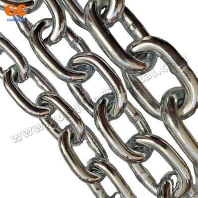 English Standard Electroplated Carbon Steel Welded Short Link Chain