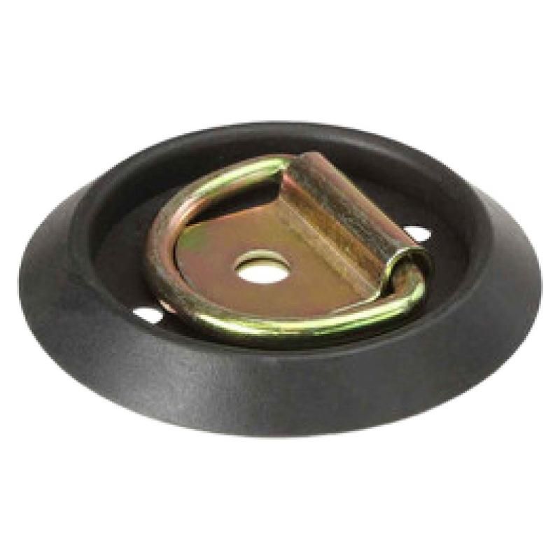 Flush Mount Tie Down D Rings with Anti-Rattle Rubber Grommet