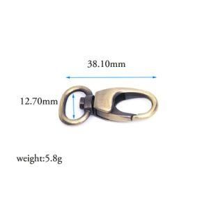 Hot Sale Stainless Steel Pet Swivel Snap Hook for Bag Accessories Dog Clips (HS6043)