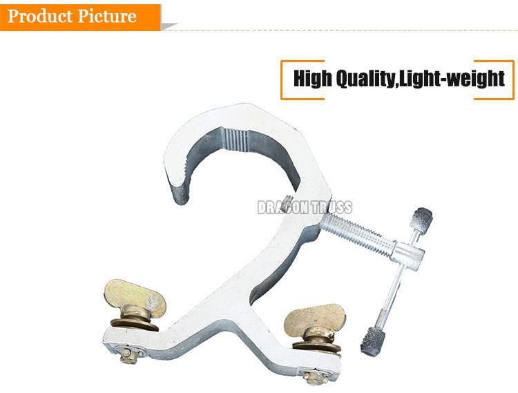 Dragon Mini C-Clamp Silver Light Duty Clamp for 40-52mm Tubing Load-Bearing 20kg