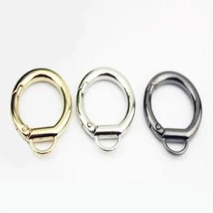 Hot Sale Zinc Alloy Shaped Circle Snap Hook for Leash Collar Bag Dog Clips (BL0846)