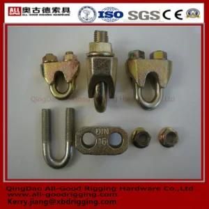 Galv Malleable Wire Rope Clips DIN 1142 Bull Dog Grip