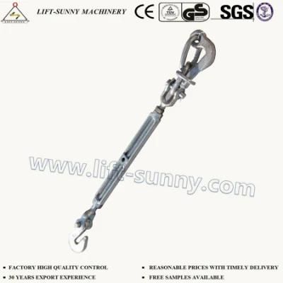 Hook Type Hot DIP Galvanized Self Color Deck Lashing Turnbuckles