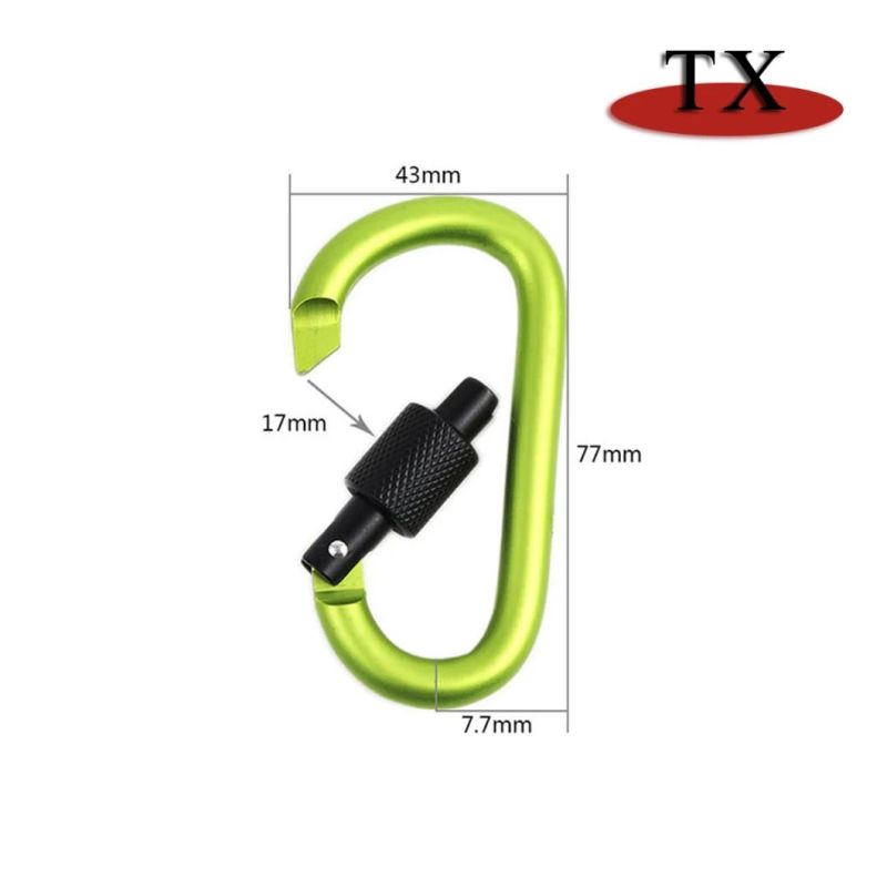 High Quality Gourd-Shaped Carabiner Aluminum Alloy Hanging Water Buckle