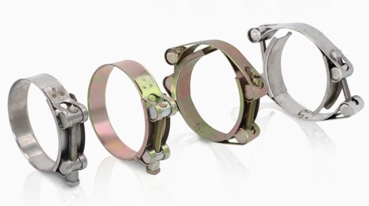 Stainless Steel Single Bolt Hose Metal Galv Pipe Clamps