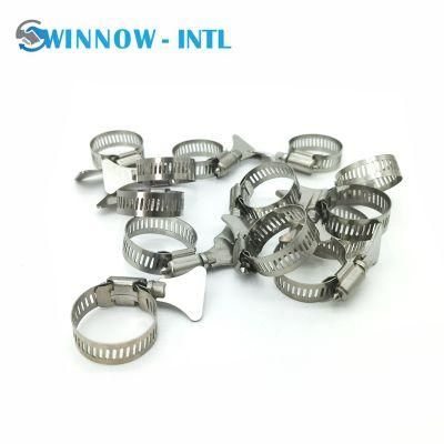 Screw Band Worm Drive 316 Flexible Clip Breeze American Type Hose Clamp