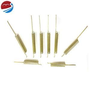Manufacturer Brass Beryllium Copper Wire Coil Compression Antenna Spring for Electronic Communications
