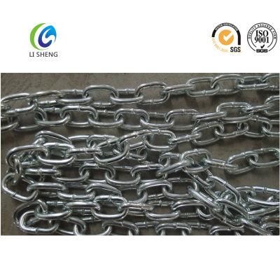 Stainless Steel 304 316 201 202 Welded Link Chain DIN766 Chain