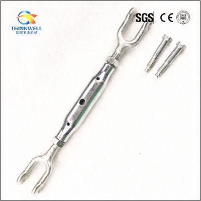 Jaw and Jaw Closed Body Wire Rope Turnbuckle